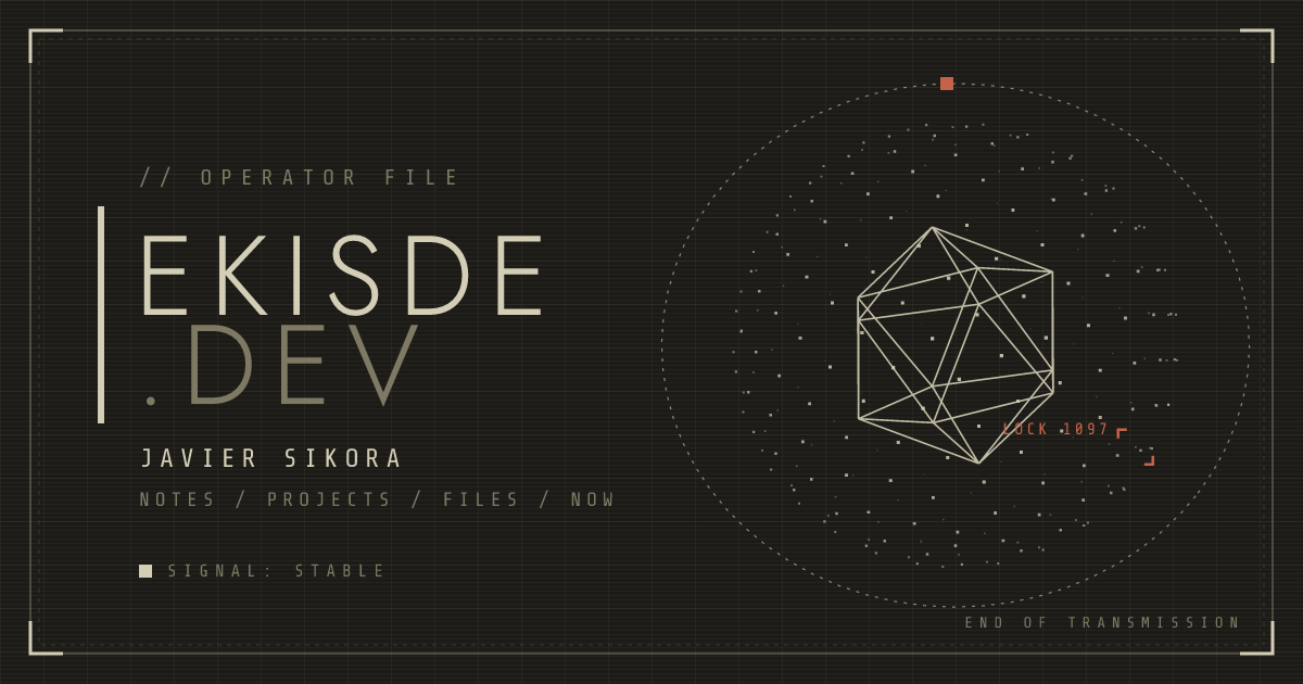 ekisde.dev